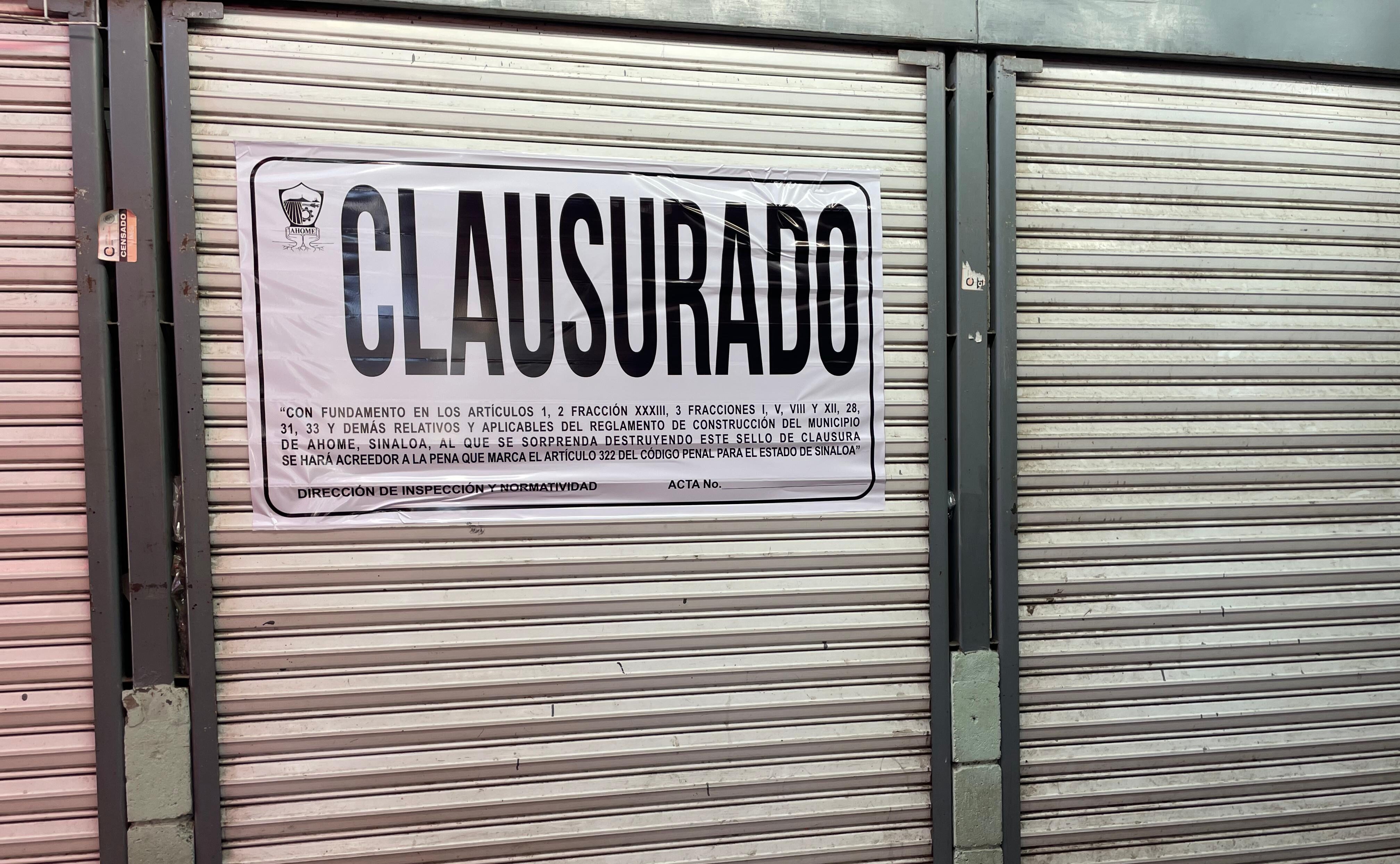 Local clausurado