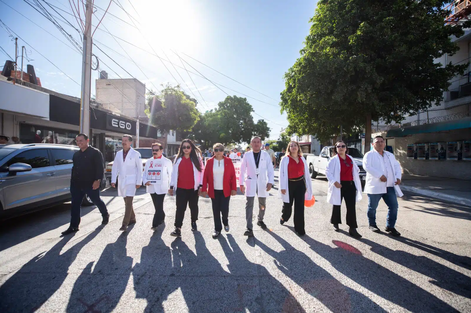 Marcha por el Día Mundial del VIH-SIDA en Guasave