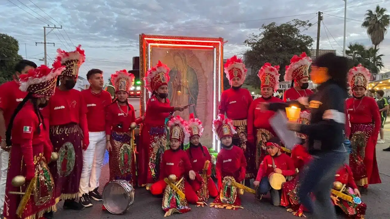 Peregrinación de la Virgen de Guadalupe de Grupo RSN en Los Mochis