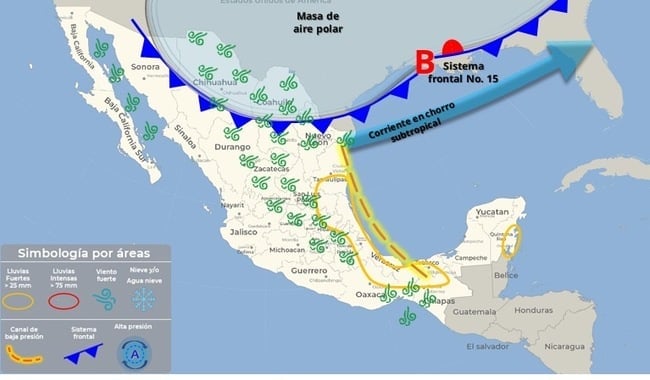 Frente frío número 15