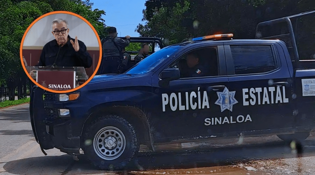 Gobernador de Sinaloa (circulo), Policía Estatal (fondo)