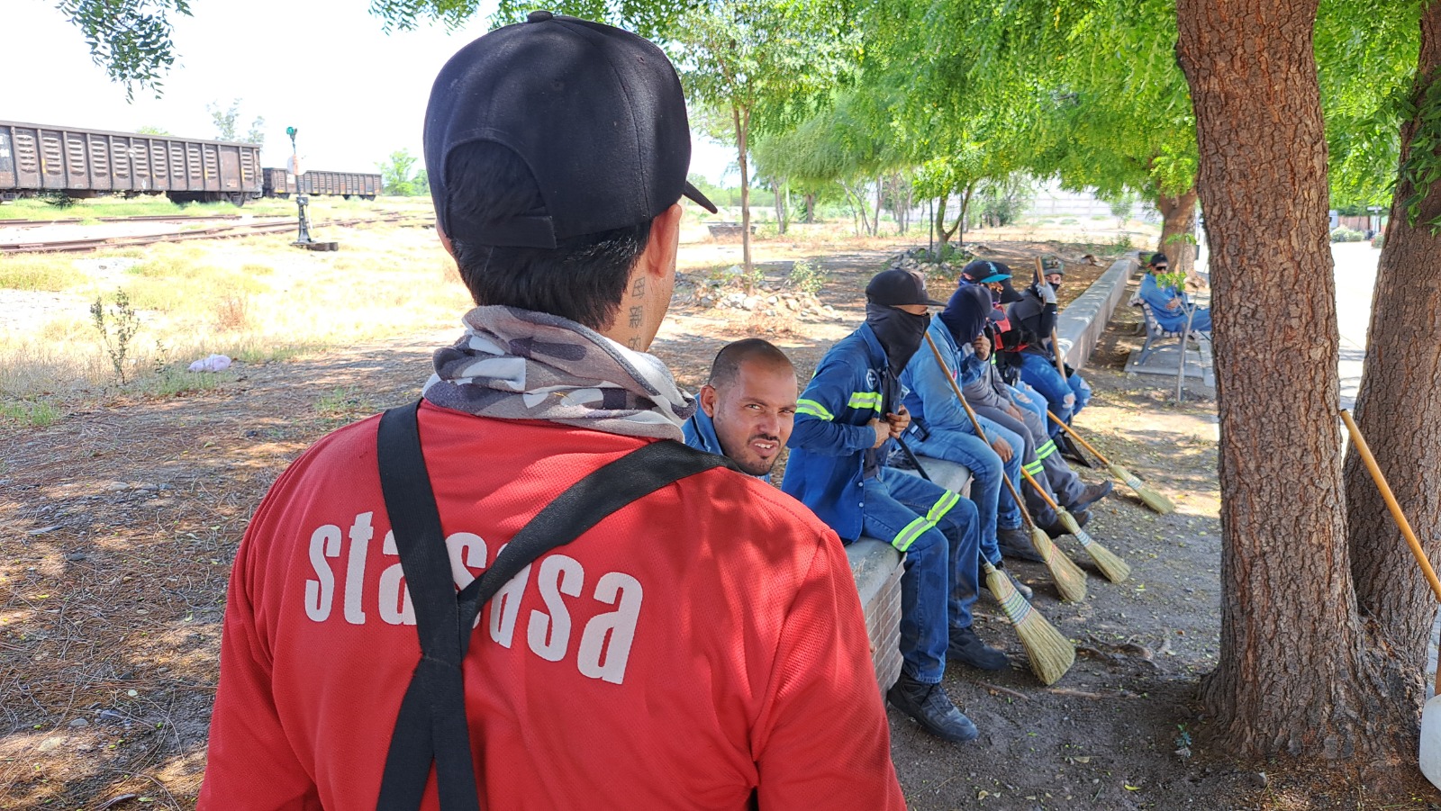 Trabajadores del ayuntamiento de Salvador Alvarado
