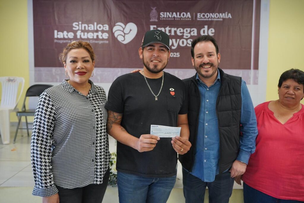 Comerciantes y restauranteros del Rosario y Escuinapa reciben apoyos económicos del programa “Sinaloa Late Fuerte”