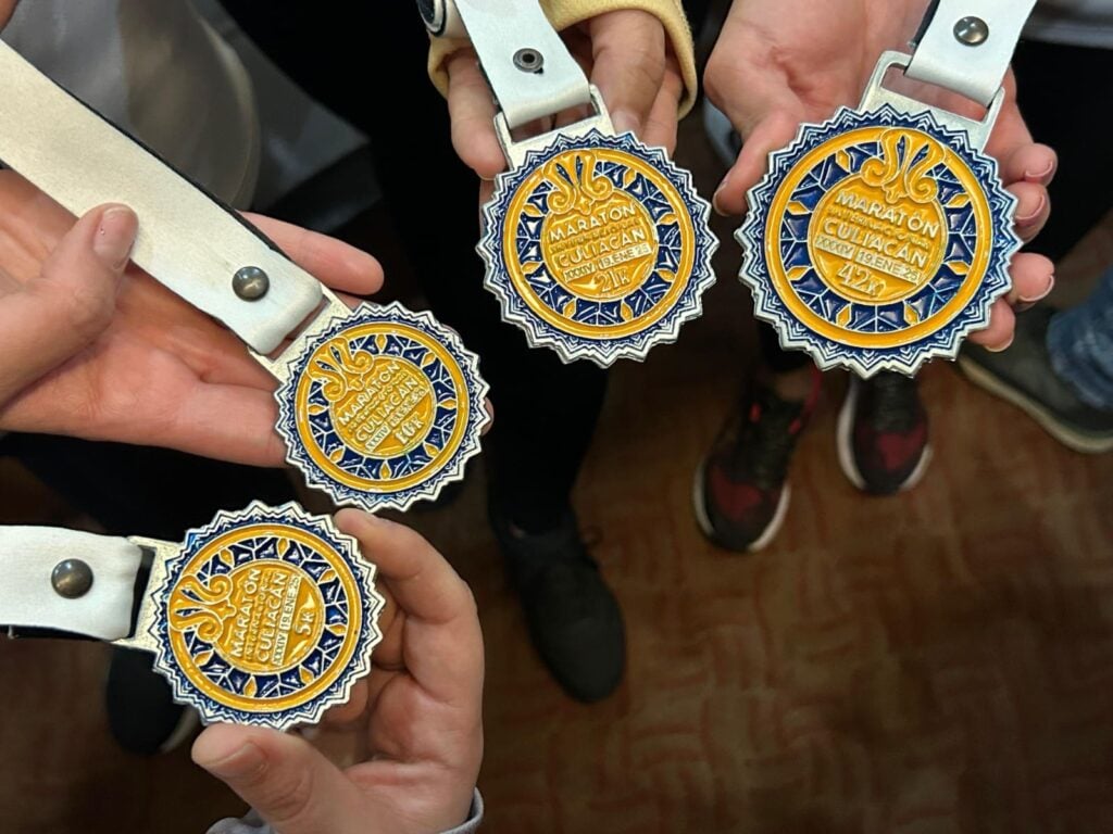 Así lucen las medallas del Maratón Internacional de Culiacán 2025