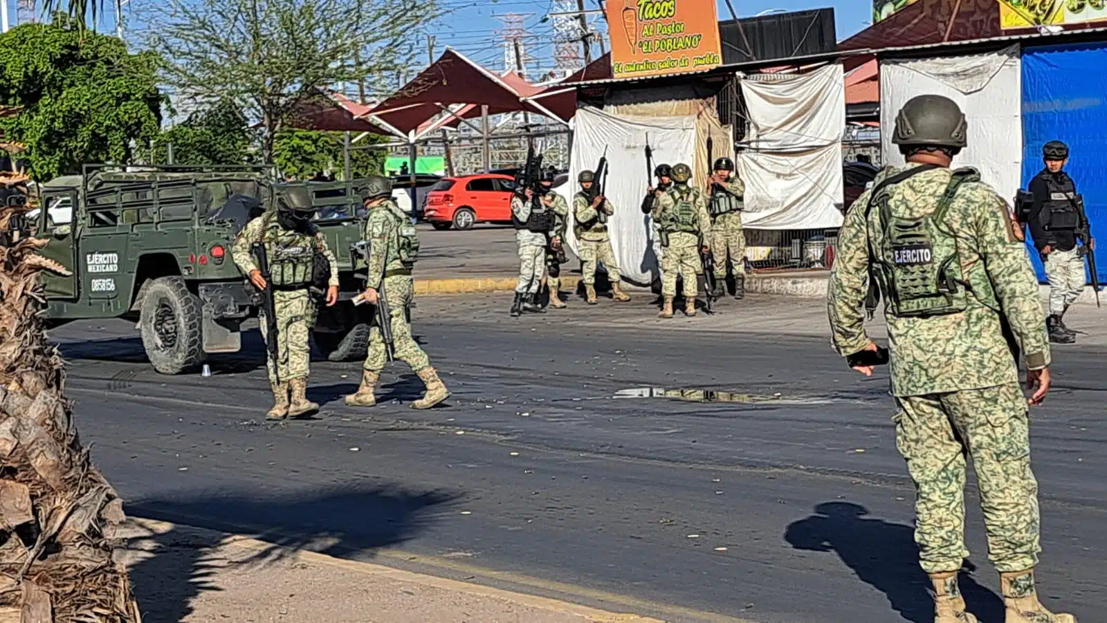 Operativos al sur de Culiacán