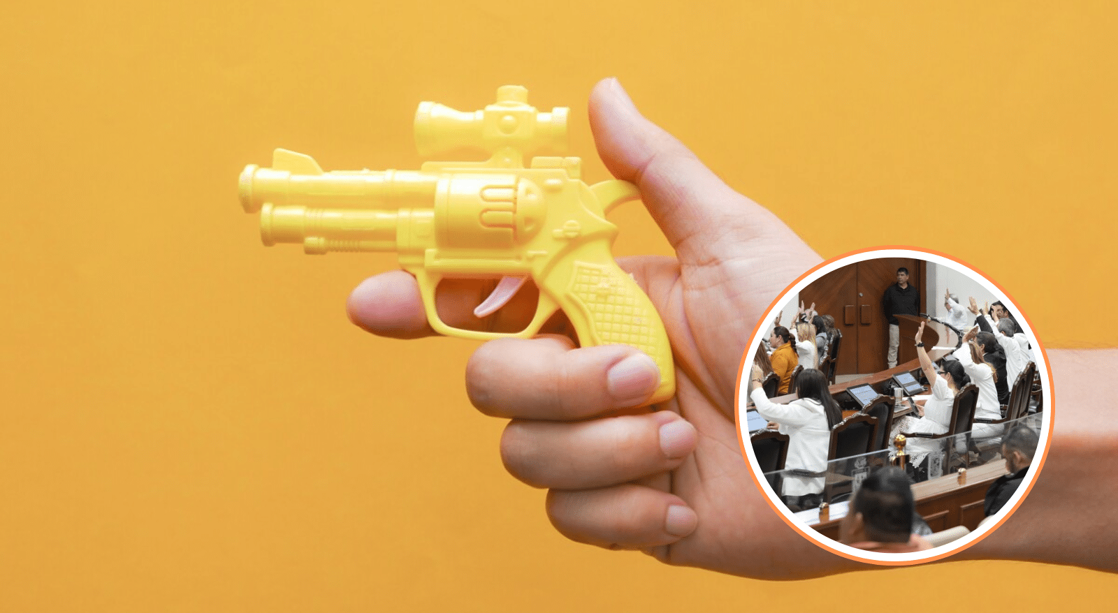 Prohíben la venta de armas de juguete