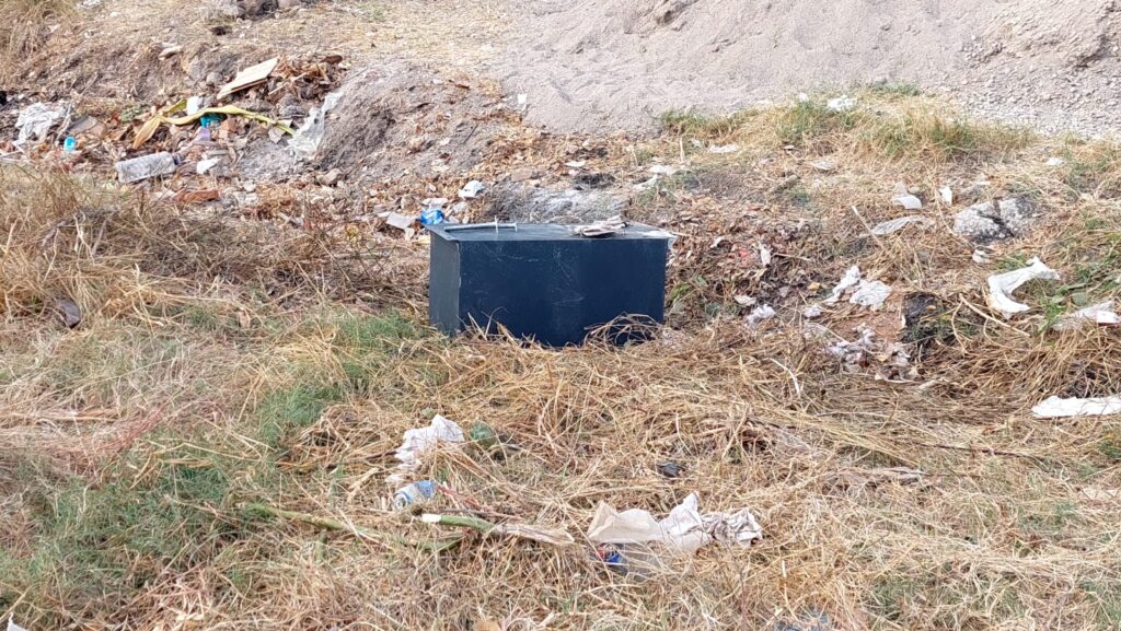 Caja fuerte abandonada en Culiacán