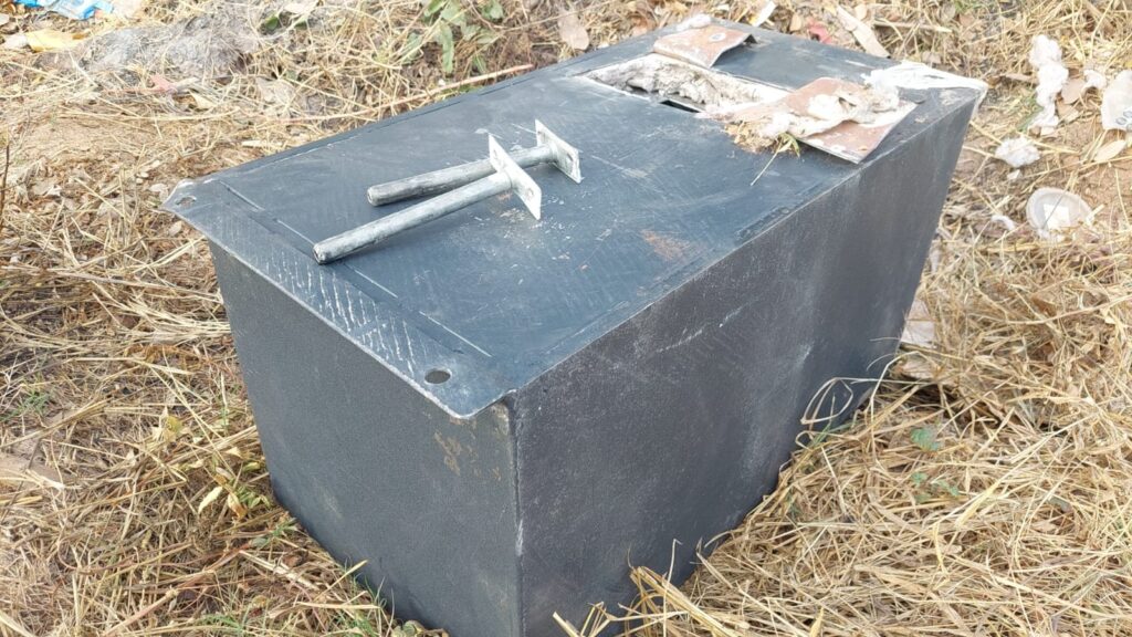 Caja fuerte abandonada en Culiacán