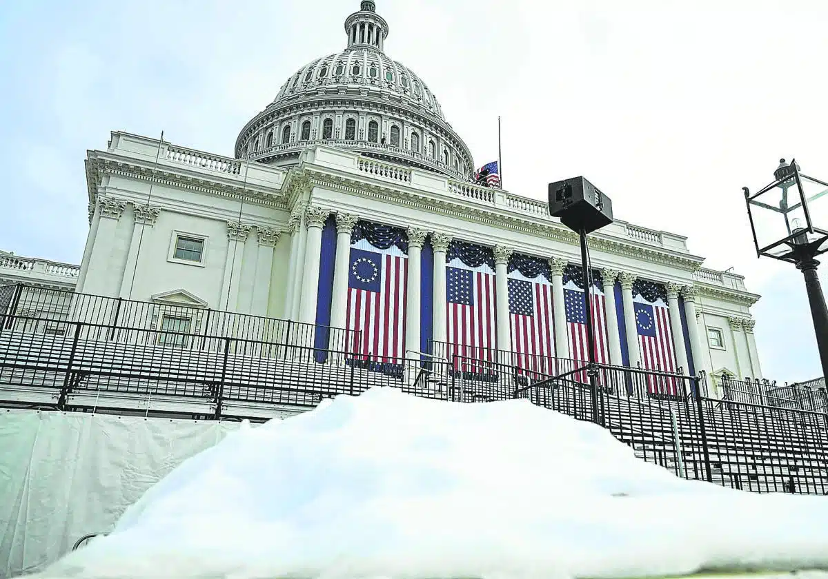 Trump traslada evento de investidura al interior del Capitolio por pronóstico de bajas temperaturas