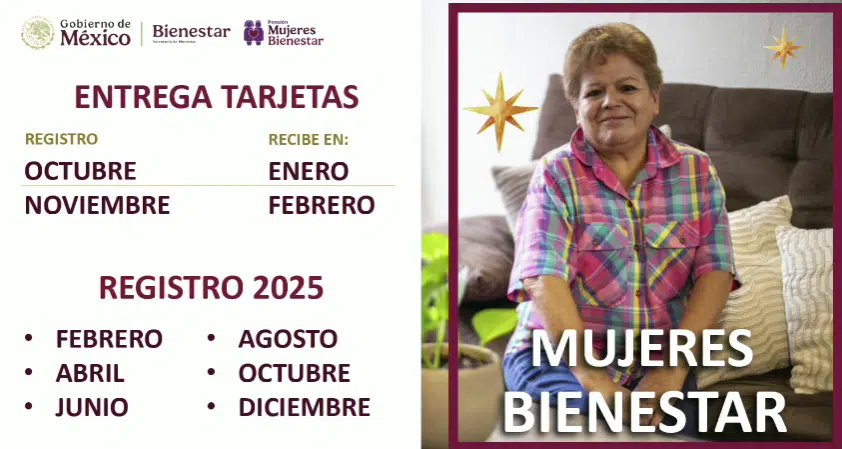 Entrega de tarjetas Pensión Mujer Bienestar