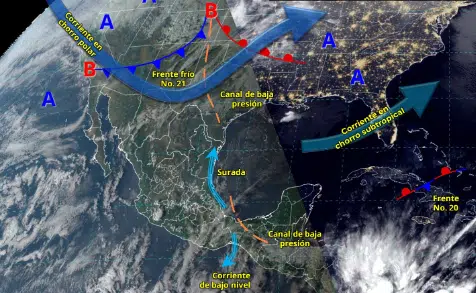 Mapa del clima en México