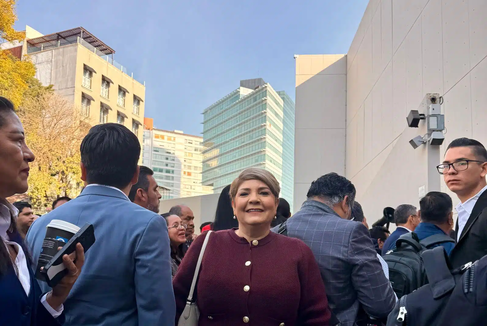 Cecilia Ramírez Montoya, alcaldesa de Guasave, en el Encuentro Nacional Municipal.