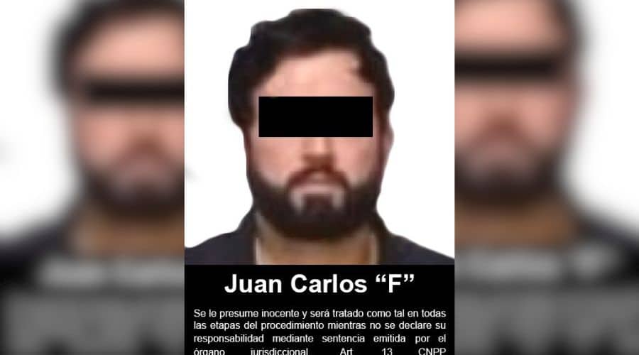 Ficha de detención de Juan Carlos 