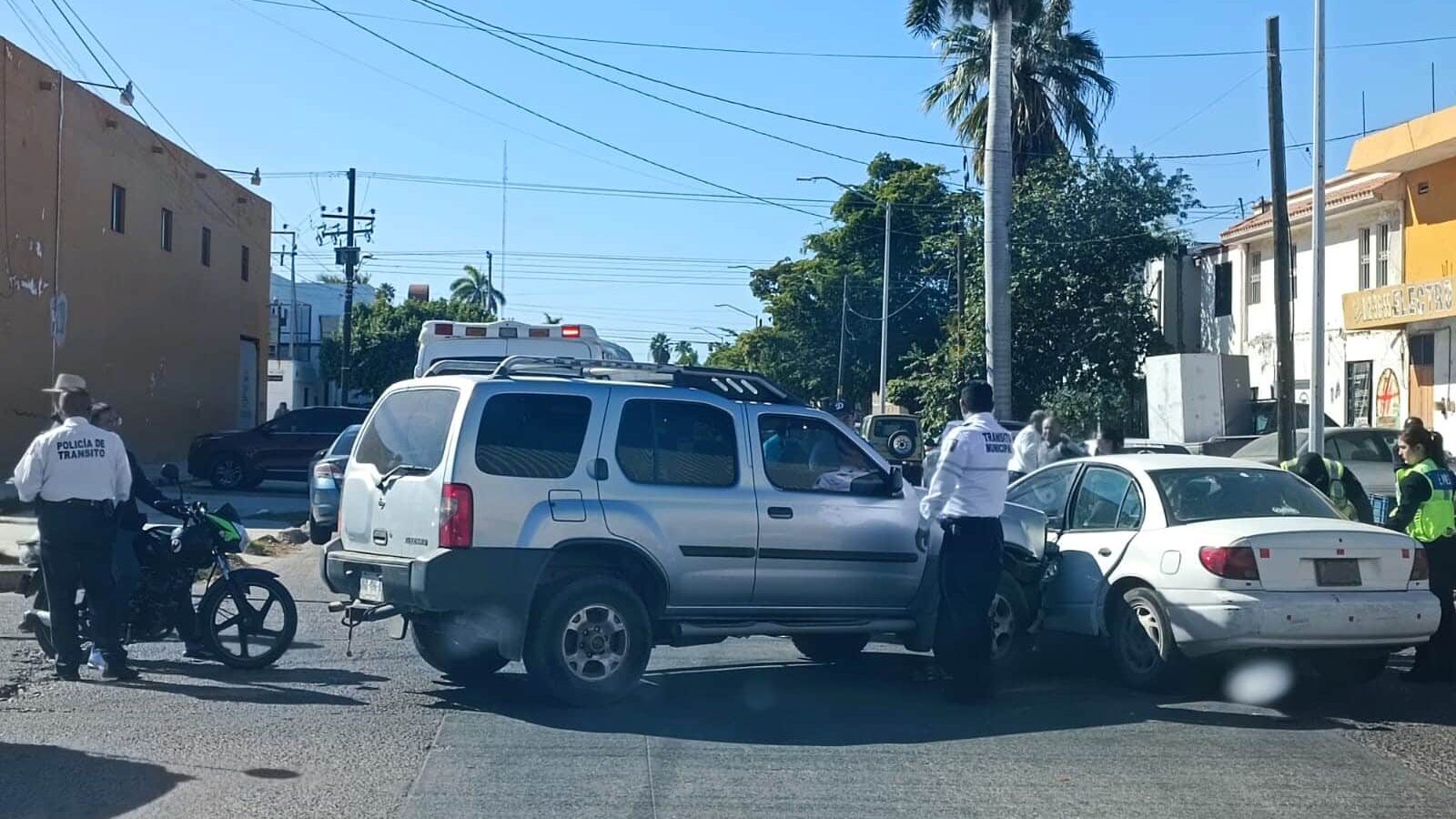 Choque centro Los Mochis