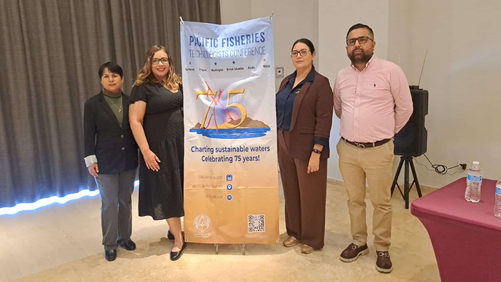 Anuncio oficial de la Conferencia de Tecnólogos Pesqueros del Pacífico con sede en Mazatlán.