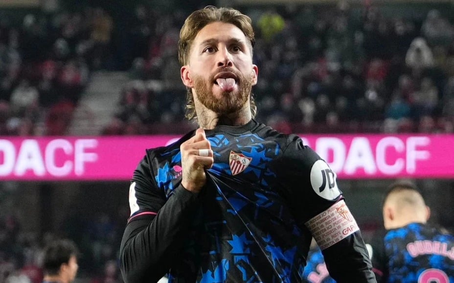 El futbolista Sergio Ramos