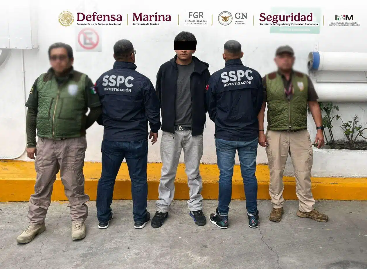 Detienen en CDMX a sujeto buscado por Estados Unidos por homicidio