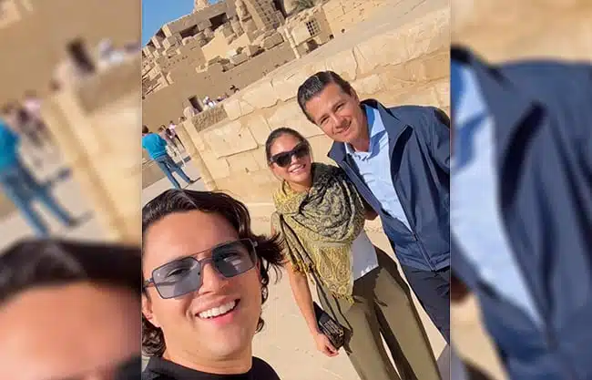 El expresidente Enrique Peña Nieto es sorprendido de paseo por Egipto: FOTOS