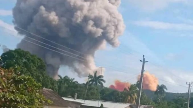 Explosiones en unidad militar de Cuba dejan 13 militares desaparecidos y mil evacuados