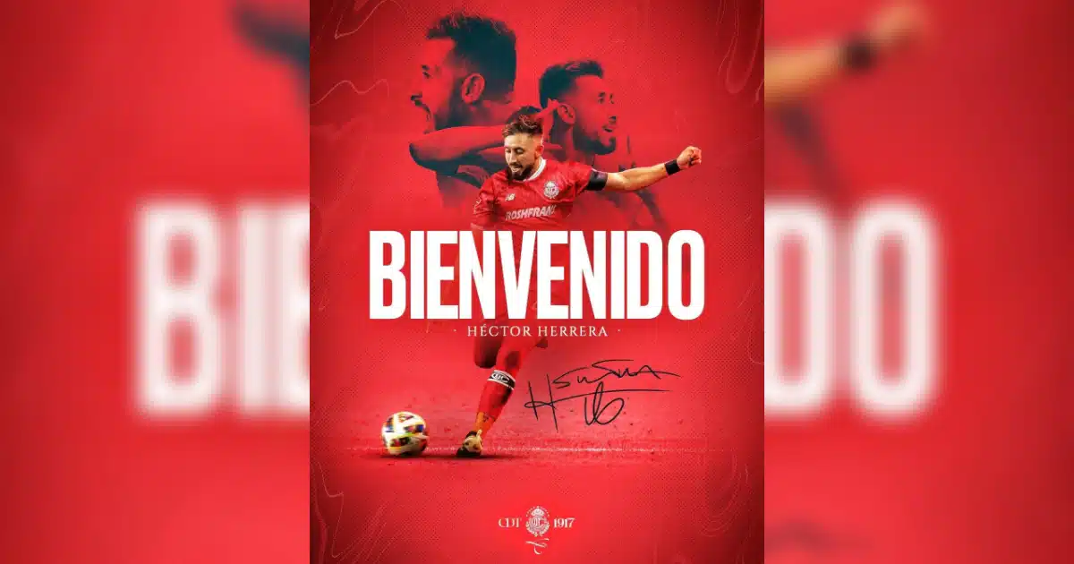 Héctor Herrera será el refuerzo de Diablos Rojos del Toluca rumbo al Clausura 2025.