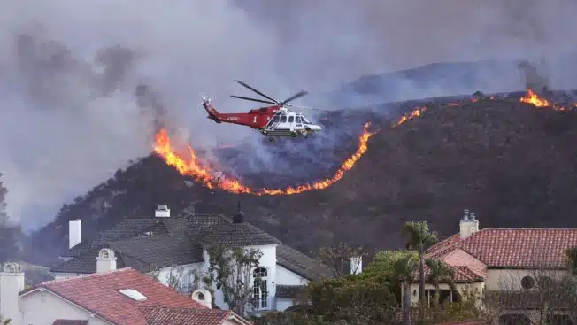 Incendio forestal avanza sin control y provoca la evacuación de 30 mil personas en Los Ángeles, EU