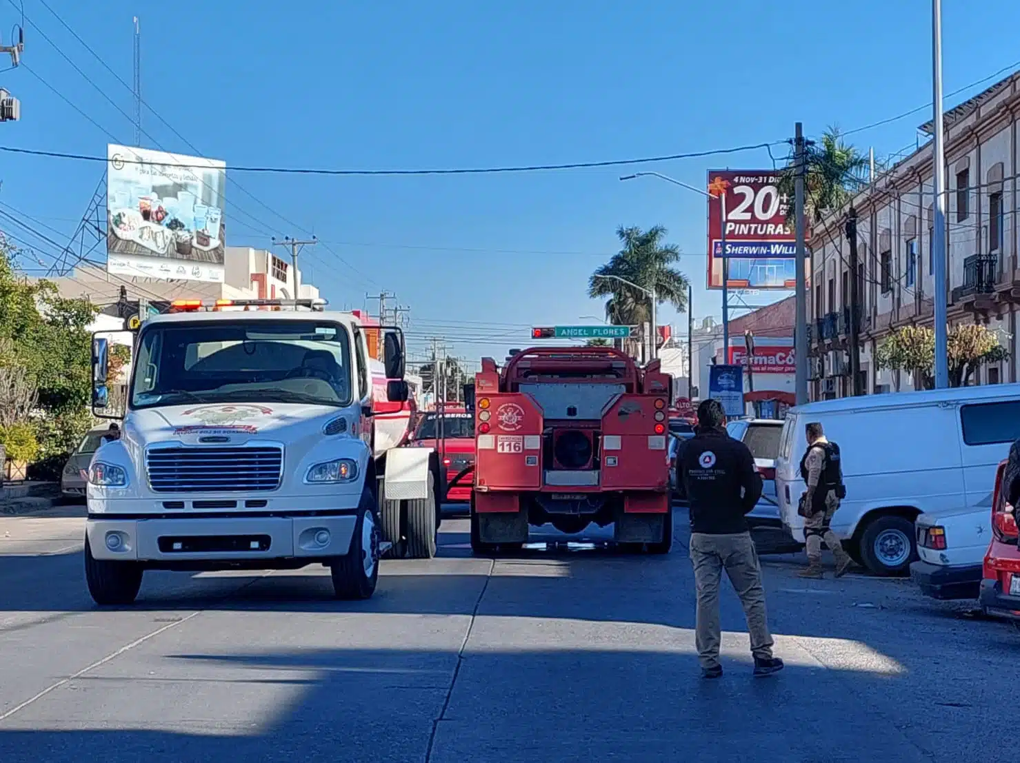 Incendio en bodega de Los Mochis