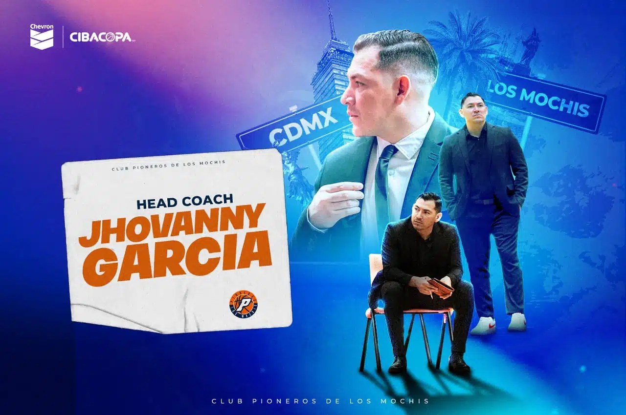 Jhovanny García es el nuevo coach de Pioneros de Los Mochis para Cibacopa