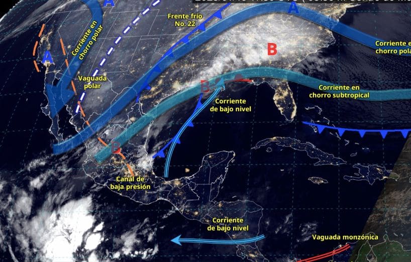 La segunda tormenta invernal se fue, pero el clima gélido seguirá por el frente frío 22 y aire polar