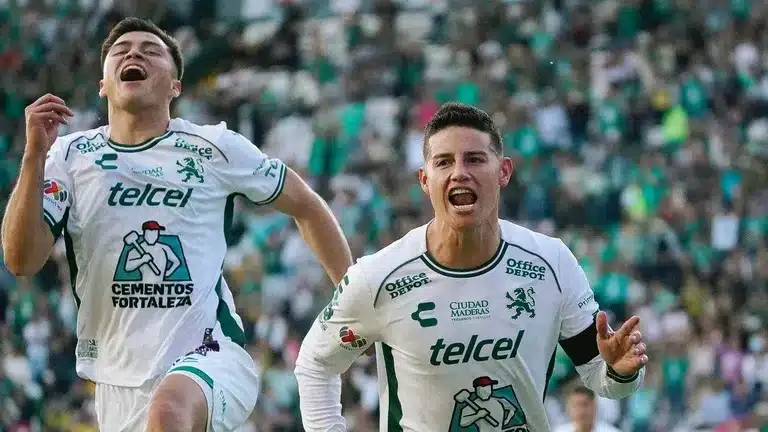 James Rodríguez en el club León