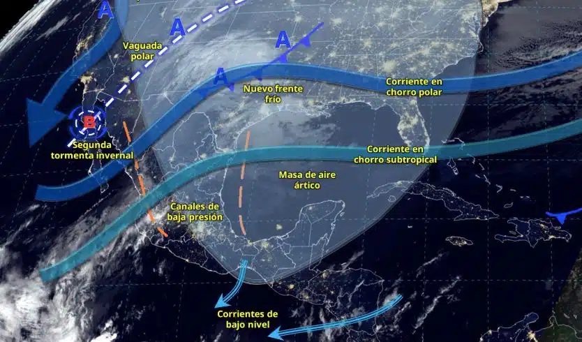 Lluvias y nevadas por tormenta invernal hoy irán para estos tres estados del país