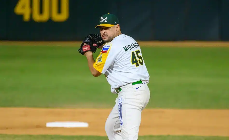 El abridor Luis Fernando Miranda tuvo revancha deportiva y aunque no ganó, lanzó 5 innings de 3 hits y una carrera