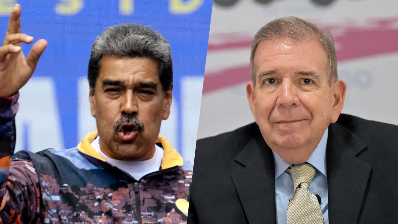 Nicolás Maduro y Edmundo González