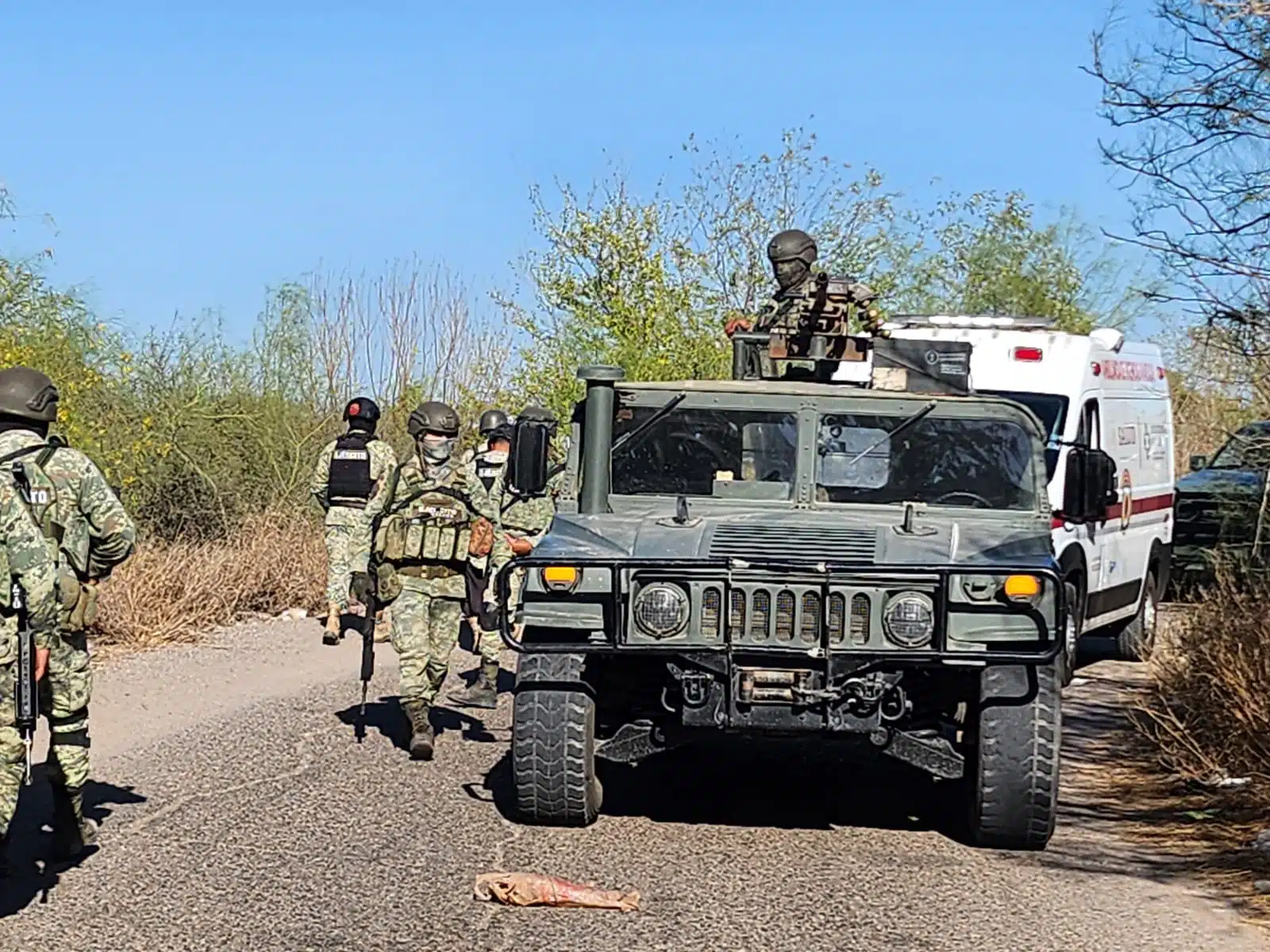 Elementos de seguridad en Costa Rica, Sinaloa, tras enfrentamiento armado