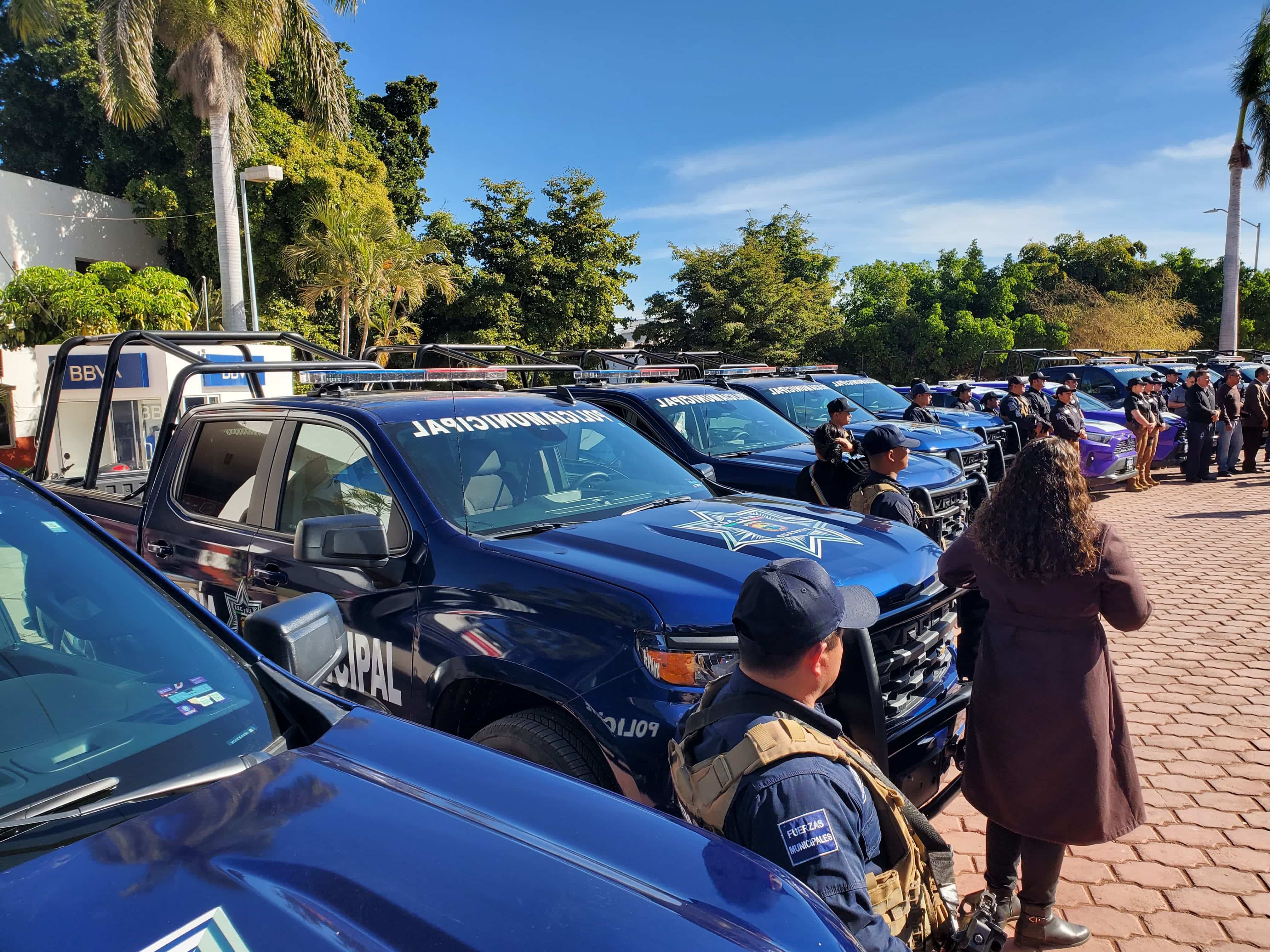 Patrullas de policías de Guasave