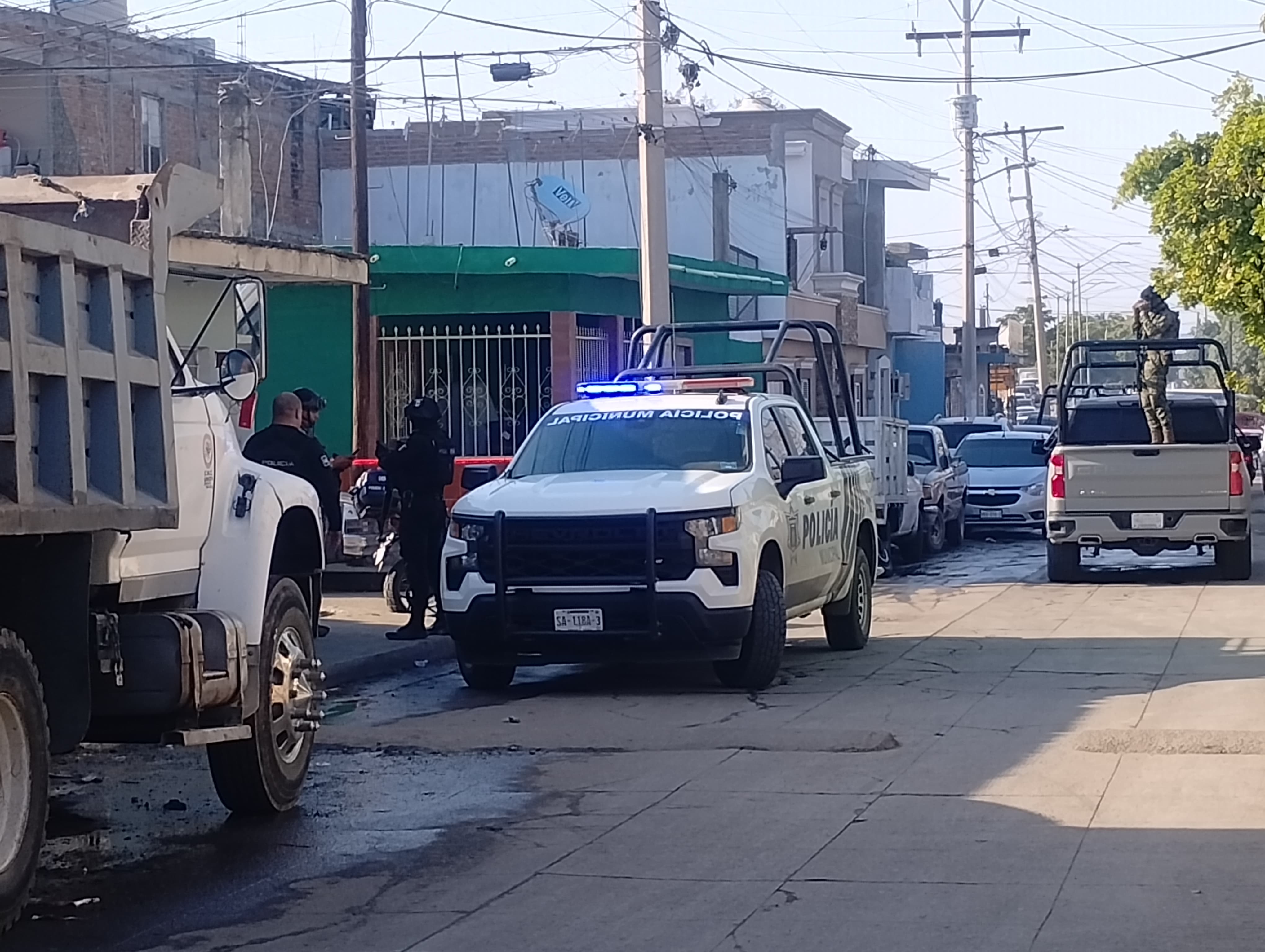 Policía de Mazatlán-ataque a balazos