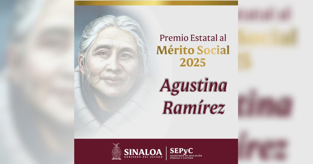 Convocatoria 𝘗𝘳𝘦𝘮𝘪𝘰 𝘌𝘴𝘵𝘢𝘵𝘢𝘭 𝘢𝘭 𝘔é𝘳𝘪𝘵𝘰 𝘚𝘰𝘤𝘪𝘢𝘭 “𝐀𝐠𝐮𝐬𝐭𝐢𝐧𝐚 𝐑𝐚𝐦í𝐫𝐞𝐳”.