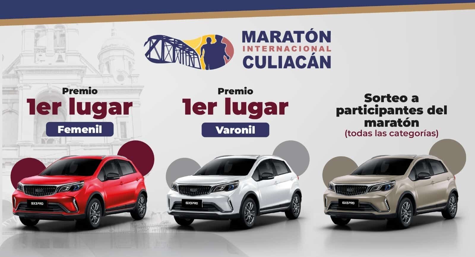 Estos son los premios que recibirán los ganadores del Maratón Internacional de Culiacán 2025.