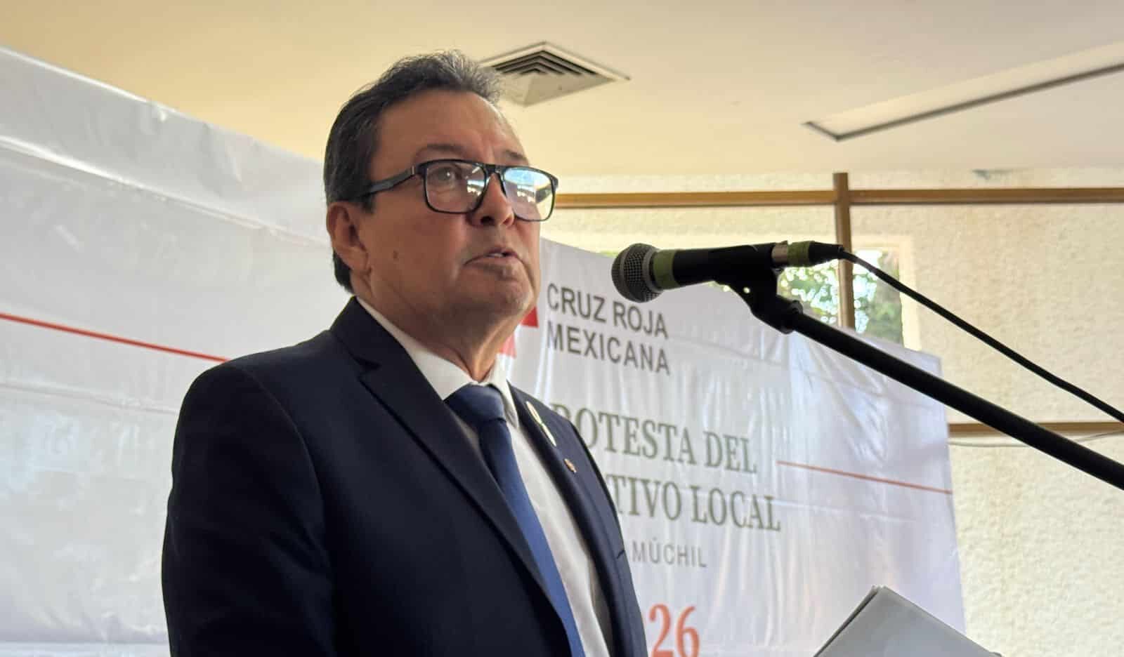 Raúl Camacho asume la presidencia del Patronato de Cruz Roja Guamúchil