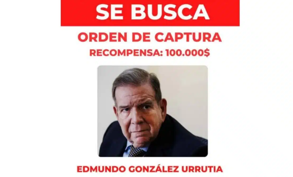 El régimen de Maduro anuncia recompensa por Edmundo González, líder opositor en Venezuela