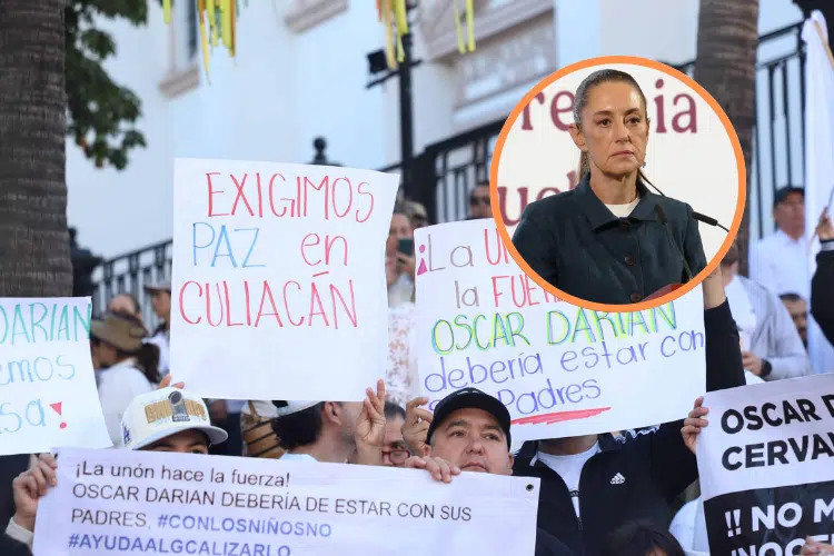 Sheinbaum sobre protestas en Culiacán