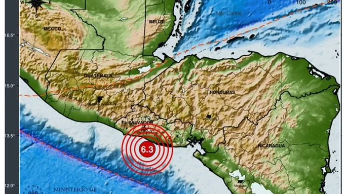 Sismo de magnitud 6.3 impacta El Salvador y se percibe en Guatemala: VIDEOS