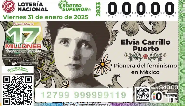 ¡Revisa dos veces! Estos son los ganadores del Sorteo Superior 2833 de la Lotería Nacional