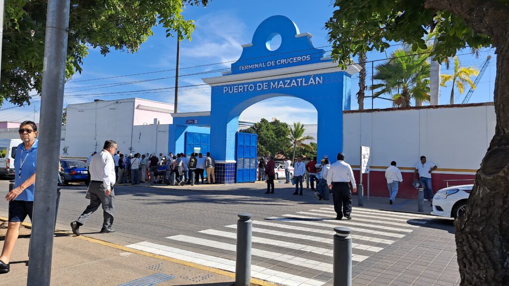 Terminal de cruceros en Mazatlán.