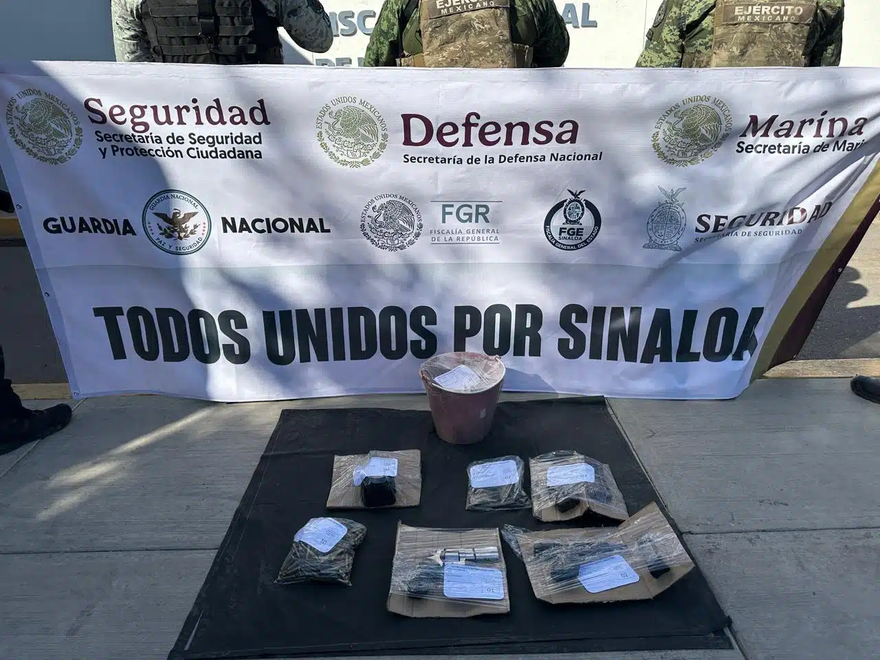 Aseguramiento por parte de las autoridades estatales y federales.