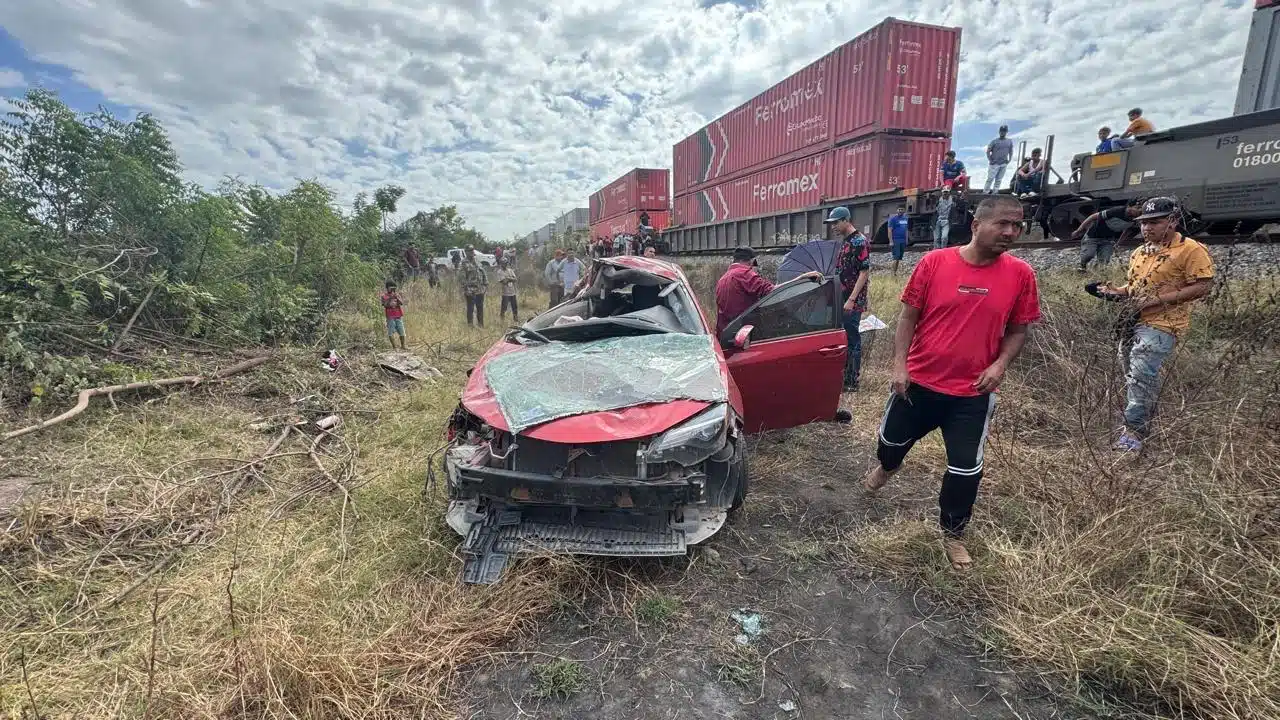 Trágico “trenazo” en Palmillas, Escuinapa, deja un muerto y un herido