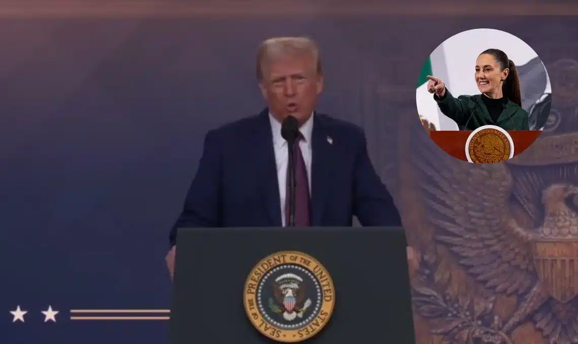 Trump destaca su relación con México en el Foro Económico Mundial: 