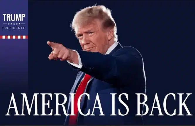 Donald Trump lanza nuevo sitio web de la Casa Blanca bajo el lema “America is back”