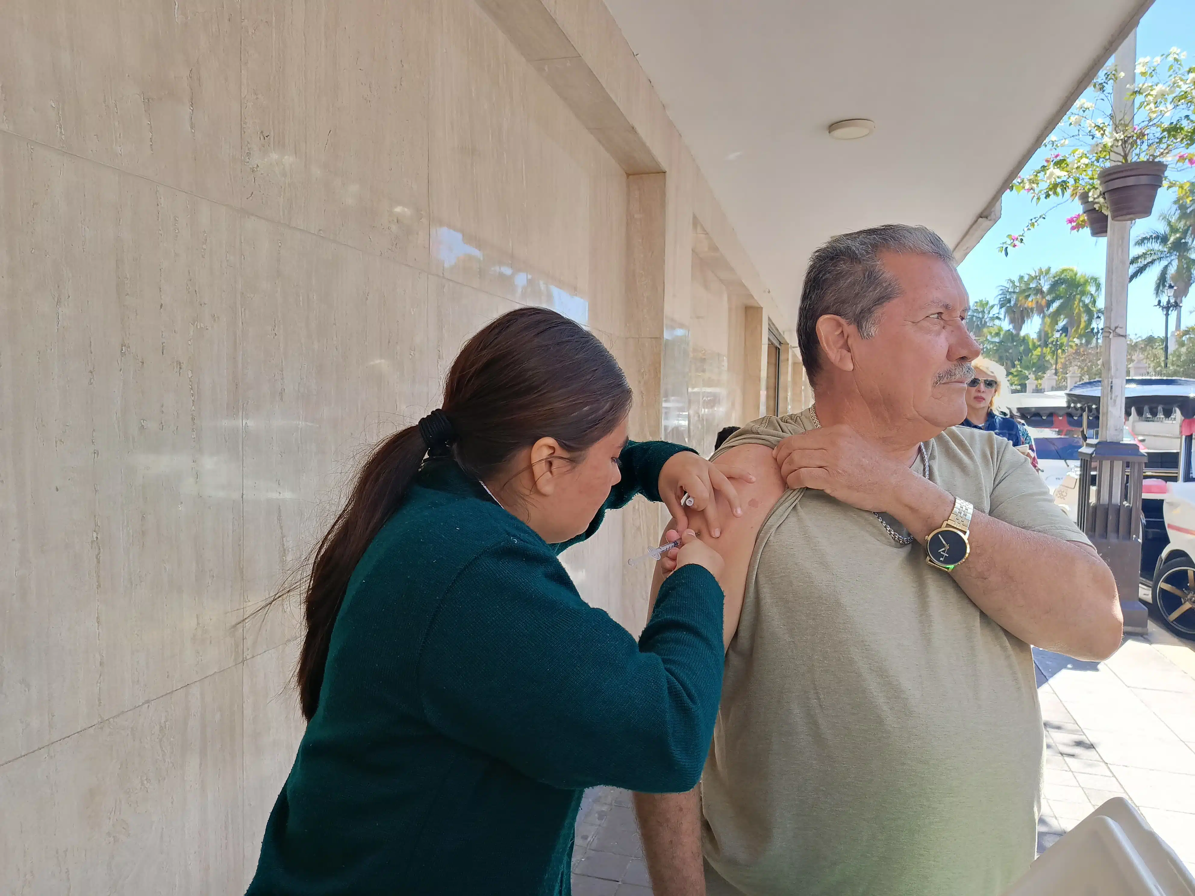 Jornada de vacunación en Mazatlán.