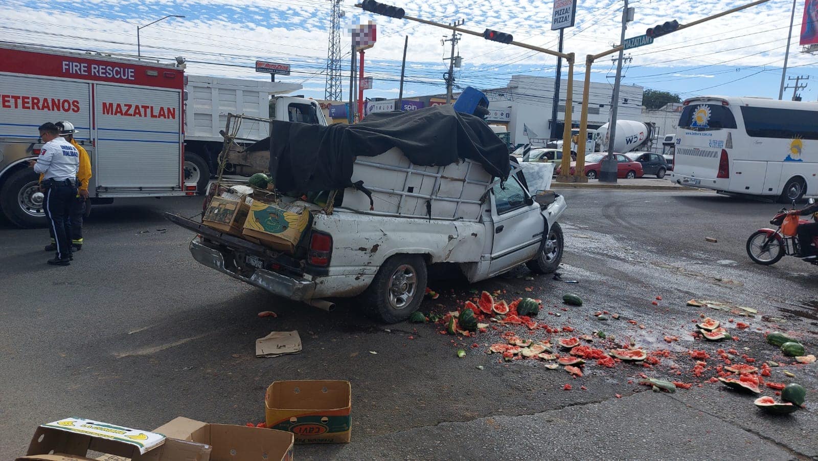 Choque en Mazatlán,