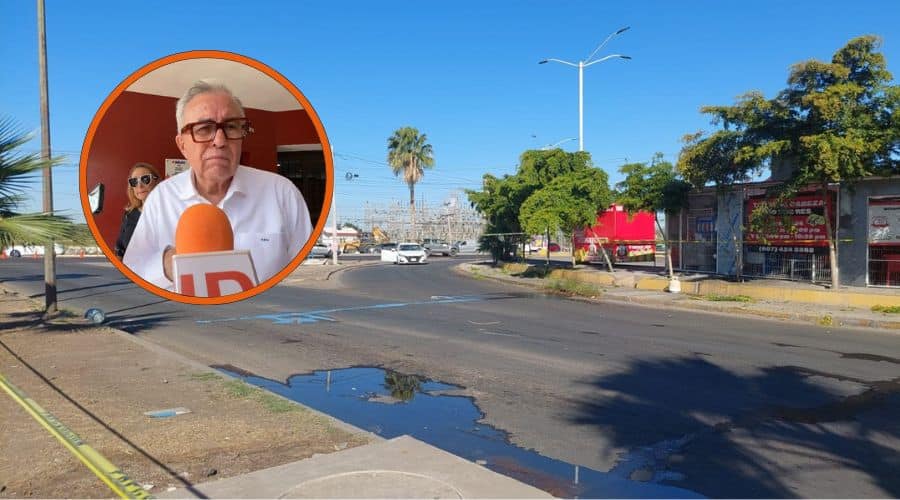 Zona donde ocurrió ataque a elementos de la FGE, Rubén Rocha